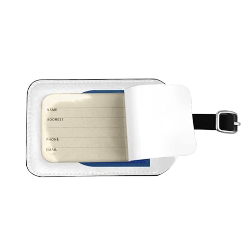 Former Us Army 17th Aviation Brigade-Pathfinder Platoon Beret Flash Luggage Tags for Suitcases PU Leahter Luggage Tag with Privacy Cover ID Tags Men Women Cute Travel Bag Luggage Accessories