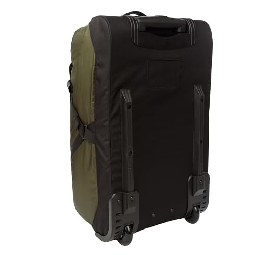 Eddie Bauer Traverse Luggage | Roller Wheels | Telescoping Handle | Travel | Vacation | Ripstop Nylon - Dark Loden, 22"