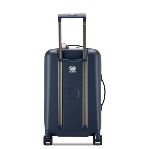 DELSEY Paris Roland-Garros Hardside Luggage with Spinner Wheels, Navy Blue, Carry-On 20 Inch