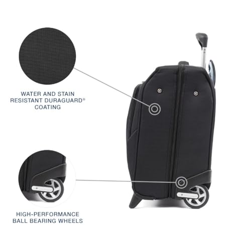 Travelpro Maxlite 5 Softside Lightweight Carry-On Upright 2 Wheel Rolling Garment Bag, 22-Inch — Black