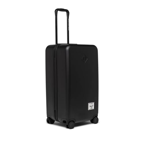 Herschel Supply Co. Unisex Heritage Hardshell Luggage, Black, Medium - 27 inch