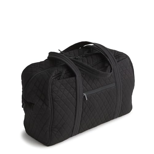 Vera Bradley Women's Premium Cotton Miramar Weekender Travel Bag, Moonless Night, One Size
