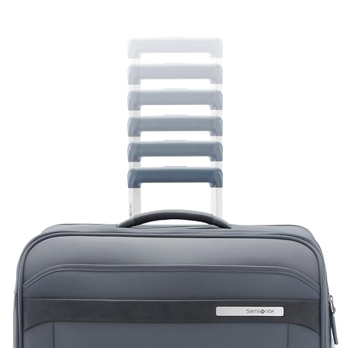 Samsonite Elevation Plus 22-Inch Carry-On - Expandable Softside Spinner Luggage - Slate