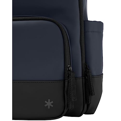 Skip Hop Diaper Bag Backpack: Flex, Multi-Function Baby Travel Bag with Changing Pad & Stroller Attachment, Blue