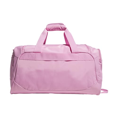 adidas Defender 5 Duffel Bag for Sports, Gym and Travel, Tropic Bloom/Clear Pink, OSFA