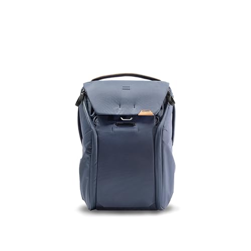 Peak Design Everyday Backpack 20L, Midnight, MagLatch Top, Dual Side Access, FlexFold Dividers, Fits 15" Laptop, For Camera Carry, Daily Commutes or Travel, Versatile Backpack for Men and Women