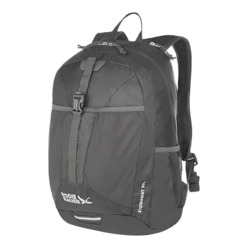 Eddie Bauer Stowaway Packable Backpack | Travel | Outdoor | Lightweight | Foldable | Durable | Ripstop Polyester | 30L - Dark Smoke