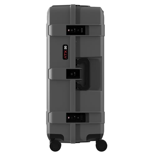 Pelican ATX Luggage Hard Case Luggage with Wheels - Waterproof Hardshell - Large Size (30 Inch) Check-In Suitcase (Charcoal)