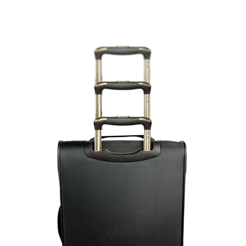 Kenneth Cole REACTION Chelsea Chevron Quilted Luggage, Black, 28-Inch Checked