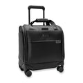 Briggs & Riley Cabin Spinner - Carry On Luggage for Travel, Suitcases with Wheels, Softside Rolling Bag for Men & Women, Fits Under Plane Seat, Interlocking Handle - Baseline Collection, Black