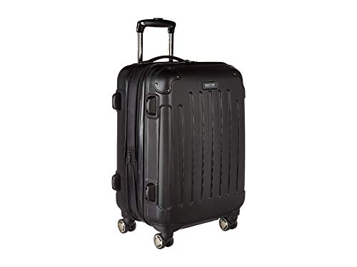 Kenneth Cole REACTION Renegade Luggage Expandable 8-Wheel Spinner Lightweight Hardside Suitcase, Black, 20-Inch Carry On