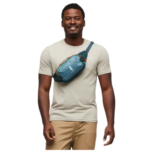 Cotopaxi Allpa X 1.5L Hip Pack, Blue Spruce and Abyss
