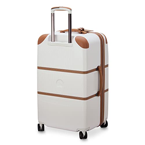 DELSEY PARIS Chatelet Air 2.0 - Hardside Checked Luggage Trunk 26 Inch - TSA Lock - 360° Spinner Wheels - Polycarbonate Travel Suitecase - Angora