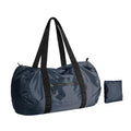 pack all 45L Foldable Duffel Bag, Water-Resistant Sports Gym Bag, Portable Weekender Bag Lightweight for Travel, Fitness and Camping (Navy Blue)