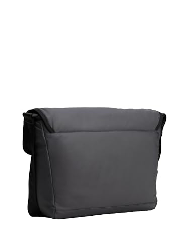 Tommy Hilfiger Mens Repreve Messenger,DARK GREY One Size
