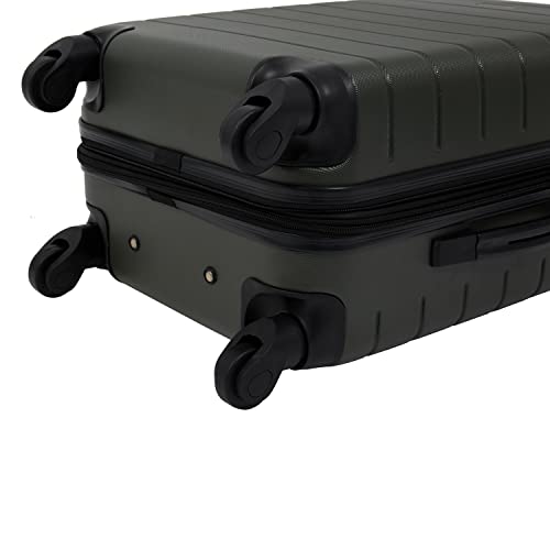 Wrangler Smart Spinner Hardside Luggage, 2 Piece Set, Deep Depths