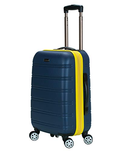 Rockland Melbourne Hardside Expandable Spinner Wheel Luggage, Carry-On 20", Navy