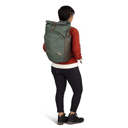 Osprey Transporter Roll Top Commuter Backpack, Pine Leaf