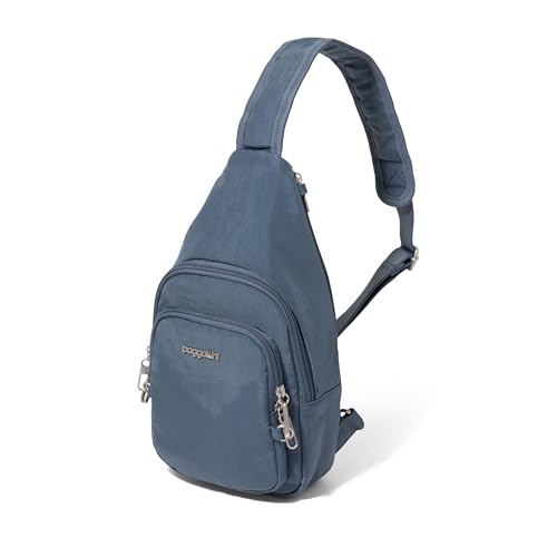 Securtex® Anti-Theft Daytripper Sling - 7x12" Travel Safe Crossbody Bag w/Locking Zippers, Slash-Resistance