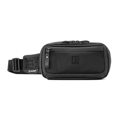 Travelpro Altitude Sling 2L, Water Resistant, Work, Business, Men and Women, Jet Black