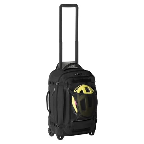 Eagle Creek Gear Warrior XE 2-Wheel Convertible Carry-On Luggage for Travel Essentials - Heavy Duty Wheels - Lockable Zippers - Interior Laptop Sleeve - Black - 21.75”