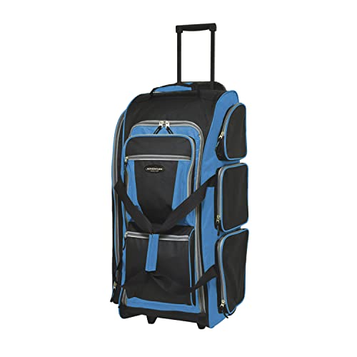 Travelers Club 30" Xpedition Rolling Duffel Bag, Blue