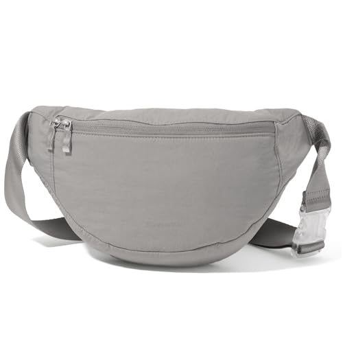 Baggallini Swift Belt Bag Sling Bag - Lightweight 12"x7" Crossbody Bag Fanny Pack Belt Bag w/RFID and Adjustable Strap