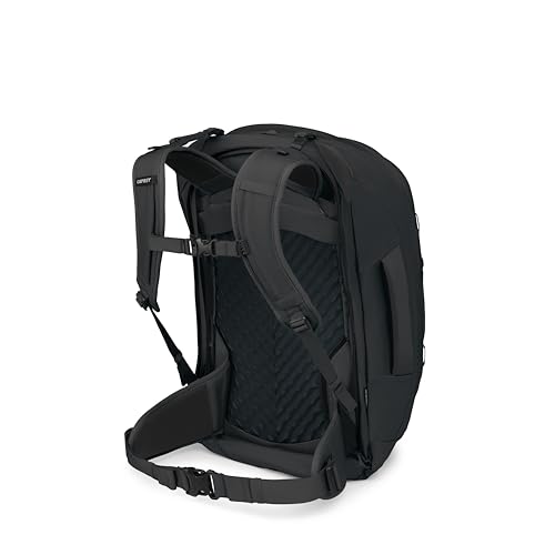 Osprey Farpoint 55L Men's Travel Backpack - Carry On Bag with Personal Item Sized Detachable Daypack, Black
