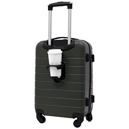 Wrangler Smart Spinner Hardside Luggage, 2 Piece Set, Deep Depths