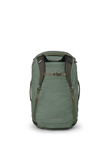 Osprey Transporter 65L Lightweight Travel Duffel Bag - Water Resistant Durable Gear Bag for Men and Women, Pine Leaf