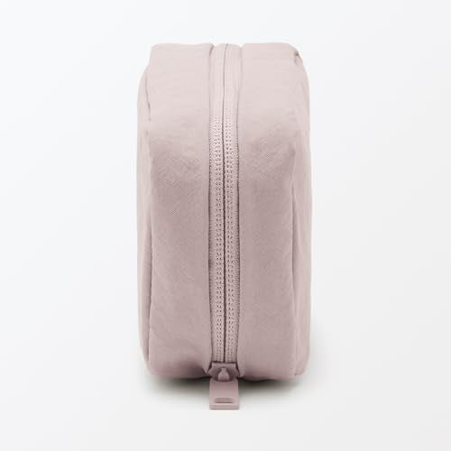 Wrinkled Nylon Pouch - Wide Opening, Medium by MUJI