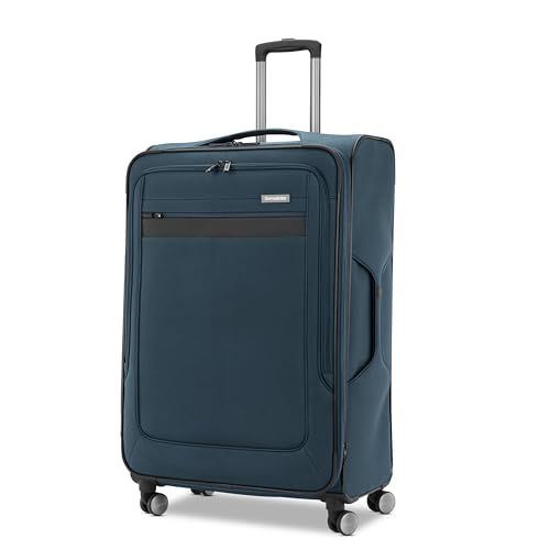 Samsonite Ascella 3.0 Softside Expandable Luggage with Spinner Wheels, 3-Piece Set (20/25/28), Teal/Black