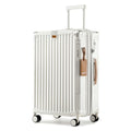 Joyway Carry On Luggage, 24 IN Expandable Suitcase with Smart Cup Holder, Hardside Checked with TSA Lock Spinner Double Wheels, White