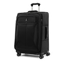 Travelpro Tourlite Softside 25" Expandable Luggage with 4 Spinner Wheels, Lightweight Suitcase, Checked Medium, Black