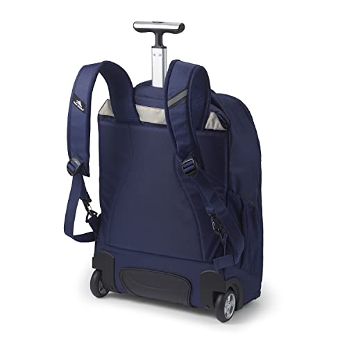 High Sierra Freewheel Pro Wheeled Backpack In True Navy