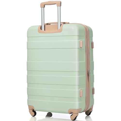 Merax 3 Piece ABS Hardshell Luggage Sets Spinner Wheel Suitcase