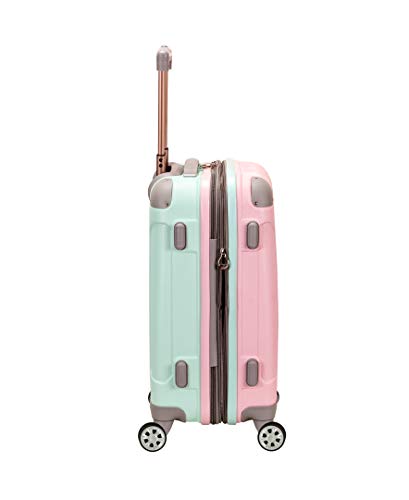 Rockland Melbourne Hardside Expandable Spinner Wheel Luggage, Carry-On 20", Mint