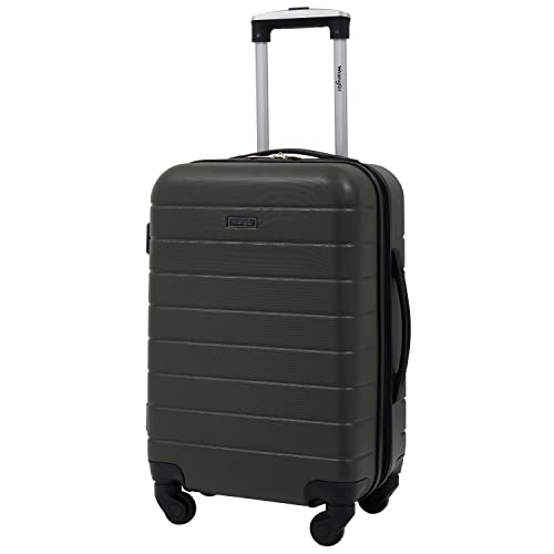 Wrangler Smart Spinner Hardside Luggage, 2 Piece Set, Deep Depths