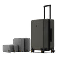 LEVEL8 Elegance Carry-on Suitcase, 20 Inch Carry on Luggage, Hardside Large Suitcases with Wheels, Tavel Bag with Tsa Lock, Olive Green