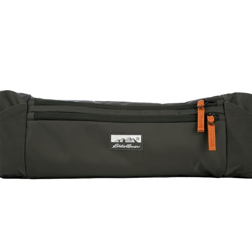 Eddie Bauer 5L Transit Sling Bag with Adjustable Waistband, Carbon Black
