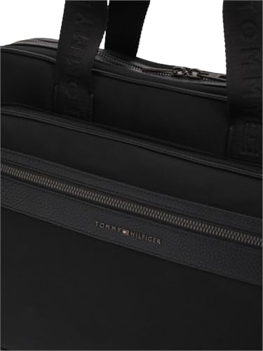 Tommy Hilfiger Men's Repreve Computer Bag, BLACK One Size