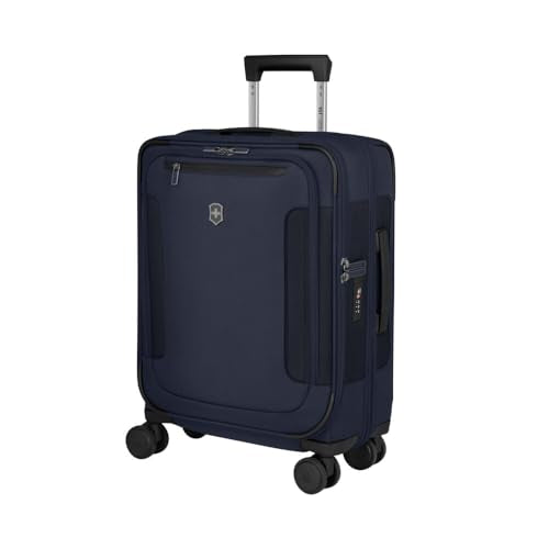 Victorinox Werks Traveler 7.0, Global Carry-On, 8-Wheel Softside Expandable Cabin Case, Navy Blue
