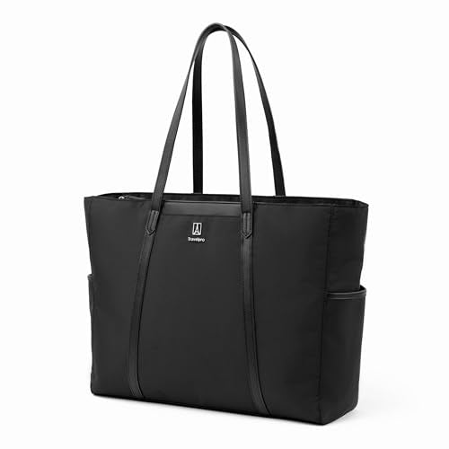 Travelpro Maxlite Softside Lightweight Women's Carry-On Tote Bag, Fits up to 16" Laptop, Work School Travel, Black