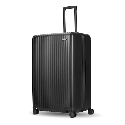 NOMATIC METHOD Roller Luggage: METHOD Check-In Roller Luggage, Premium Heavy-Duty Checked - Expandable Deep Suitcase with Compression Straps - Hard Case for Men and Women (Black)