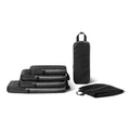 Amazon Essentials 6-Pack Ultralight Compression Packing Cubes Organizer, Black
