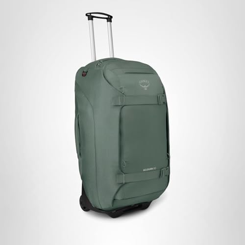 Osprey Sojourn 28"/80L Wheeled Travel Backpack with Harness, Koseret Green