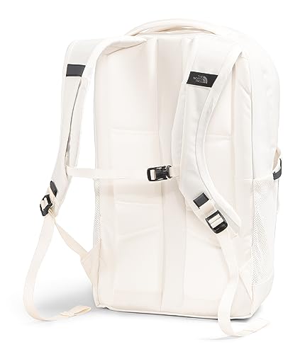 THENORTHFACE Women's Jester Luxe Everyday Laptop Backpack, Gardenia White/Burnt Coral Metallic, One Size