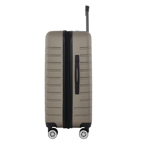 Wrangler Tahoe 3 Piece Spinner Luggage Set, Desert Taupe
