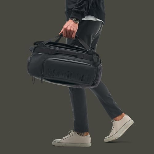 NOMATIC 30L Travel Bag- Convertible Duffel/Backpack, Carry-on Size for Airplane Travel, Everyday Use Laptop Bag, TSA Compliant Olive Backpack