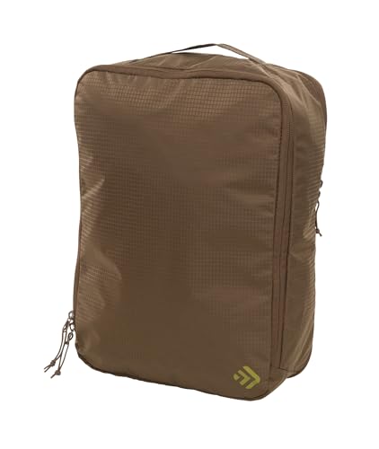 5 Piece Set Lightweight Expandable Travel Cubes for Luggage (Olive and Brown) (Olive and Brown)